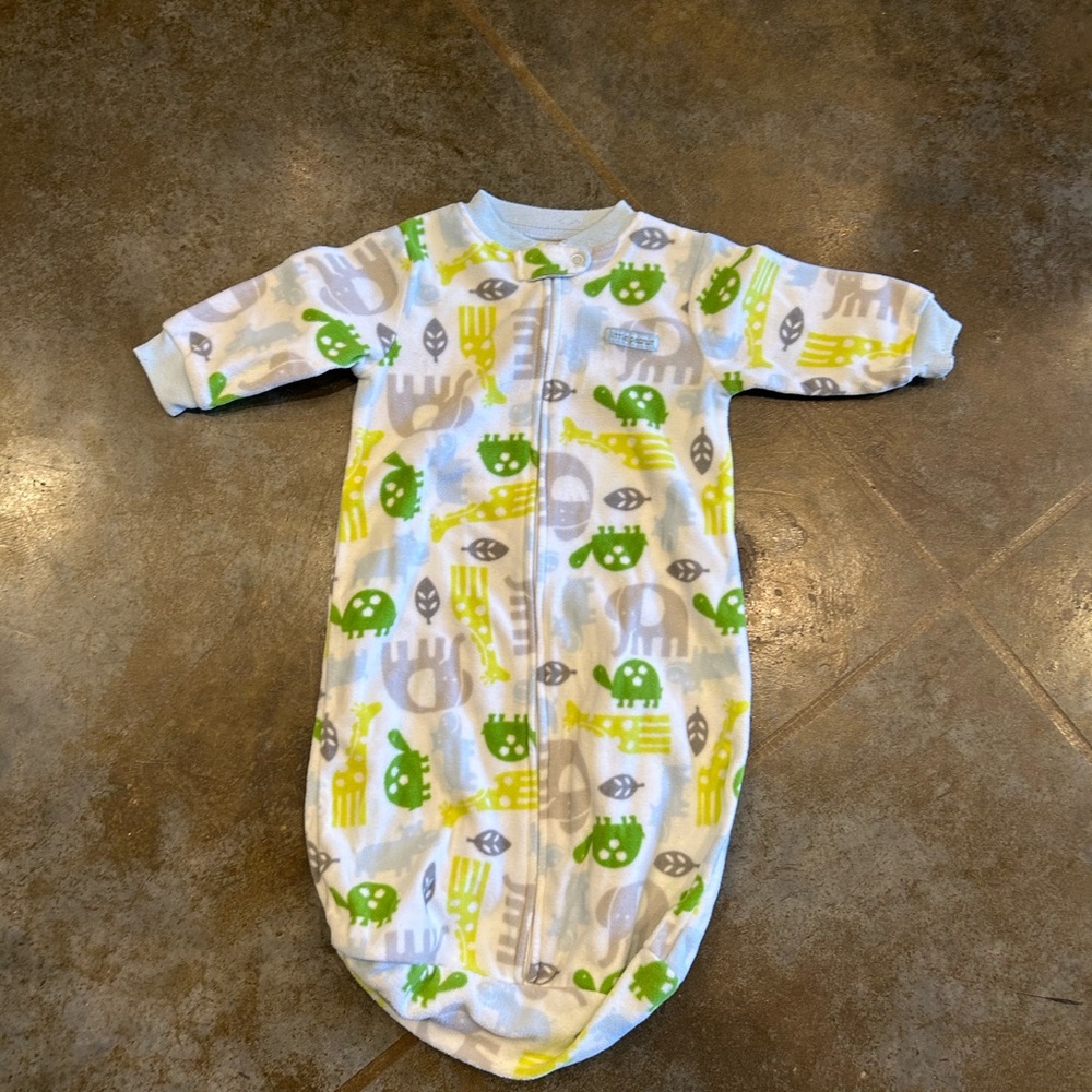 Adorable Green and Gray Kids Pajamas